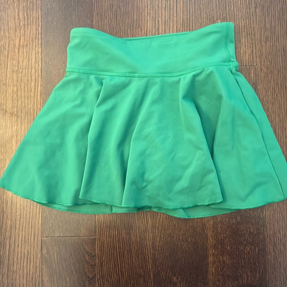 under armour green tennis skirt